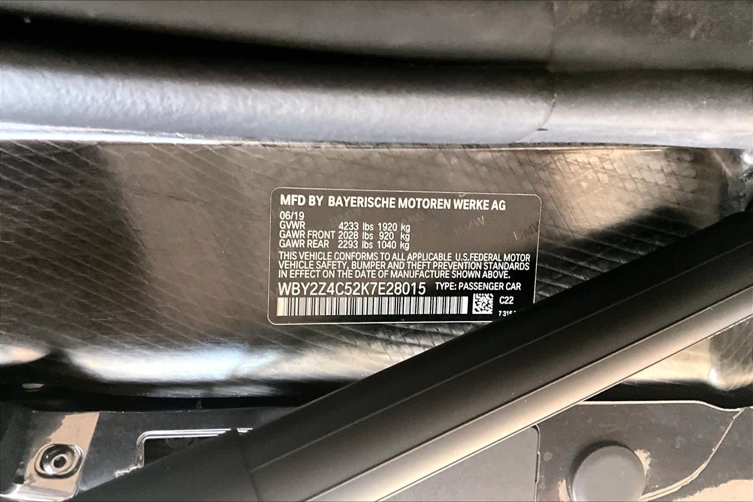 Used 2019 Sophisto Gray Metallic w/Frozen Gray Accent BMW  image 28