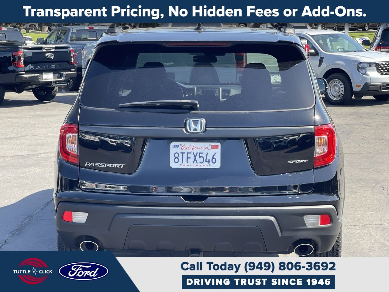 Used 2019 Black Honda Sport image 5