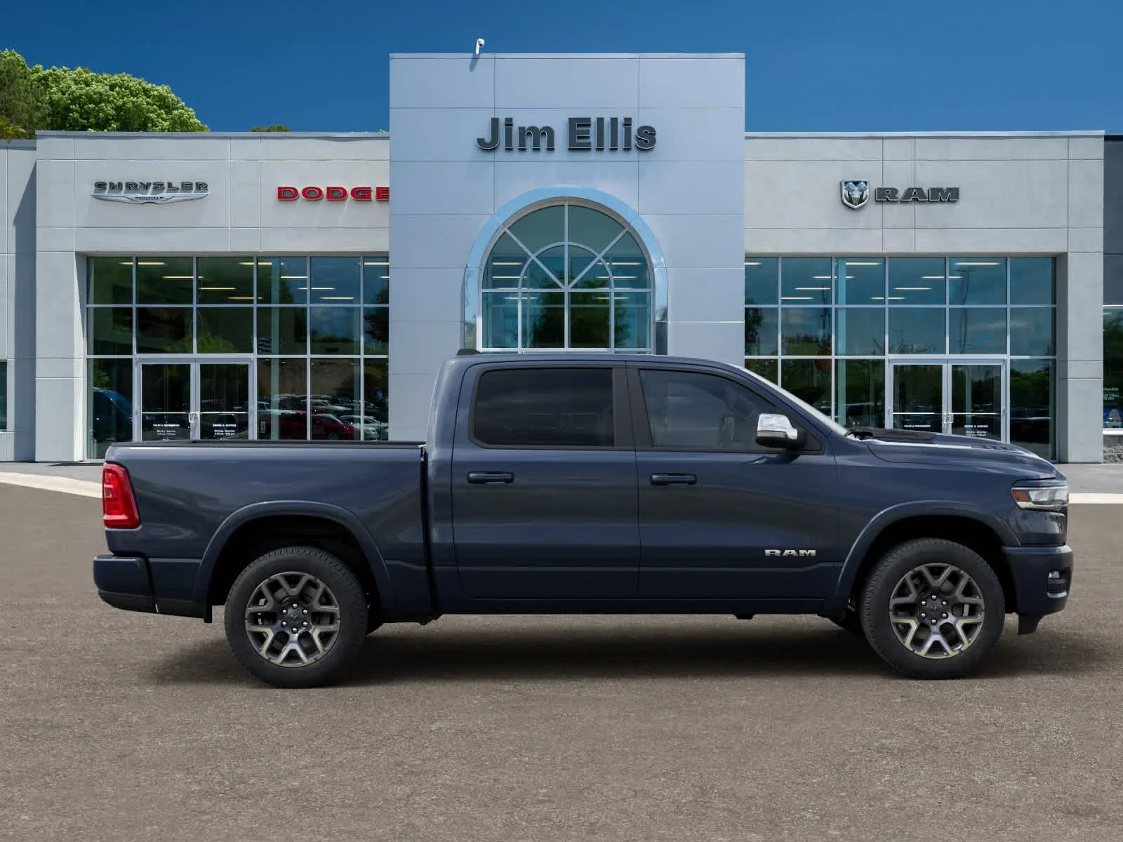 New 2026 Forged Blue Metallic Exterior Paint RAM Laramie image 21