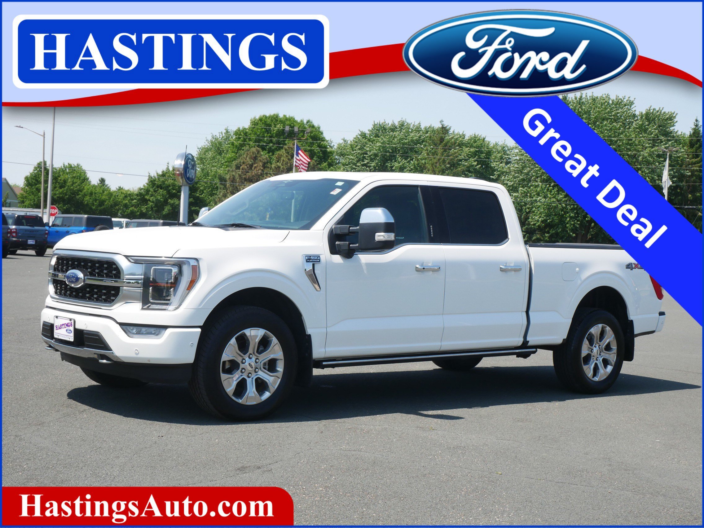 Used 2023 White Ford Platinum image 1