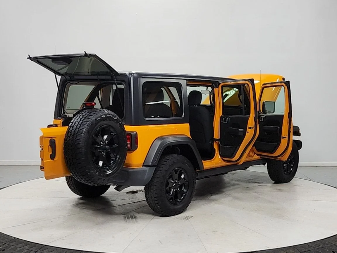 Used 2021 Orange Jeep Unlimited Willys image 15