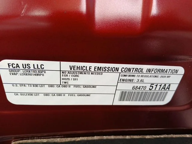 Used 2020 Red Chrysler Touring L Plus image 65