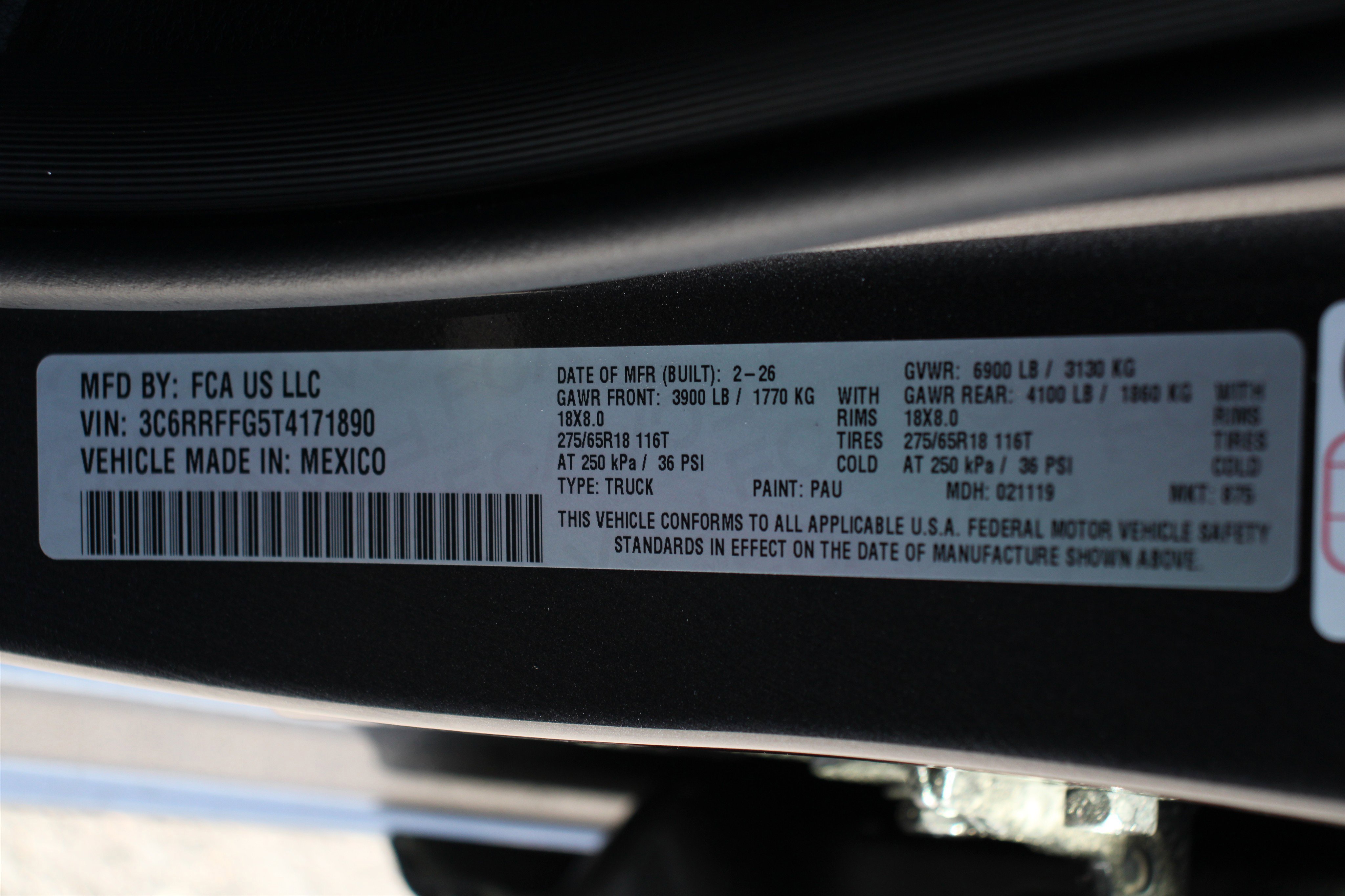 New 2026 Granite Crystal Metallic Clearcoat Ram Big Horn image 42