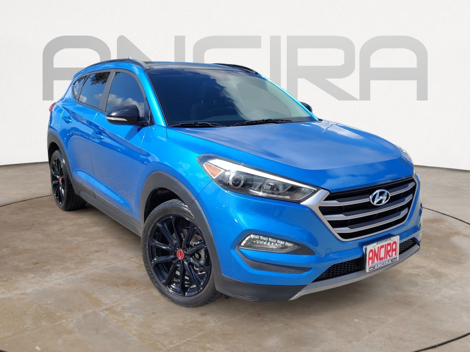 Used 2017 Caribbean Blue Hyundai Night image 4
