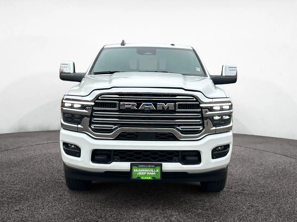 New 2026 Bright White Clear-Coat Exterior Paint RAM Laramie image 8
