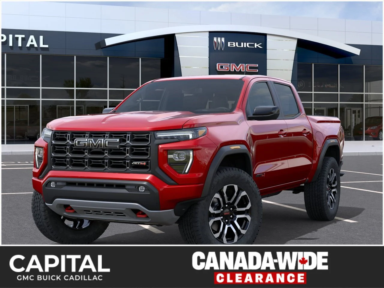 New 2026 Volcanic Red Tintcoat GMC AT4 image 1