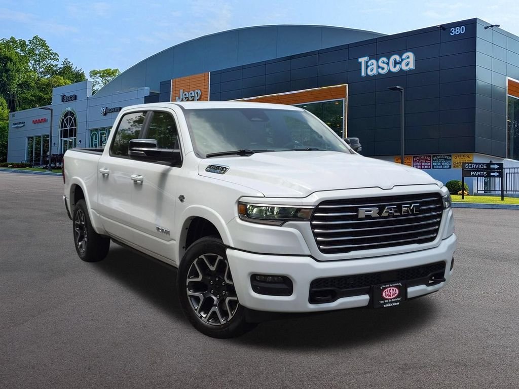 New 2026 Bright White Clear-Coat Exterior Paint RAM Laramie image 1