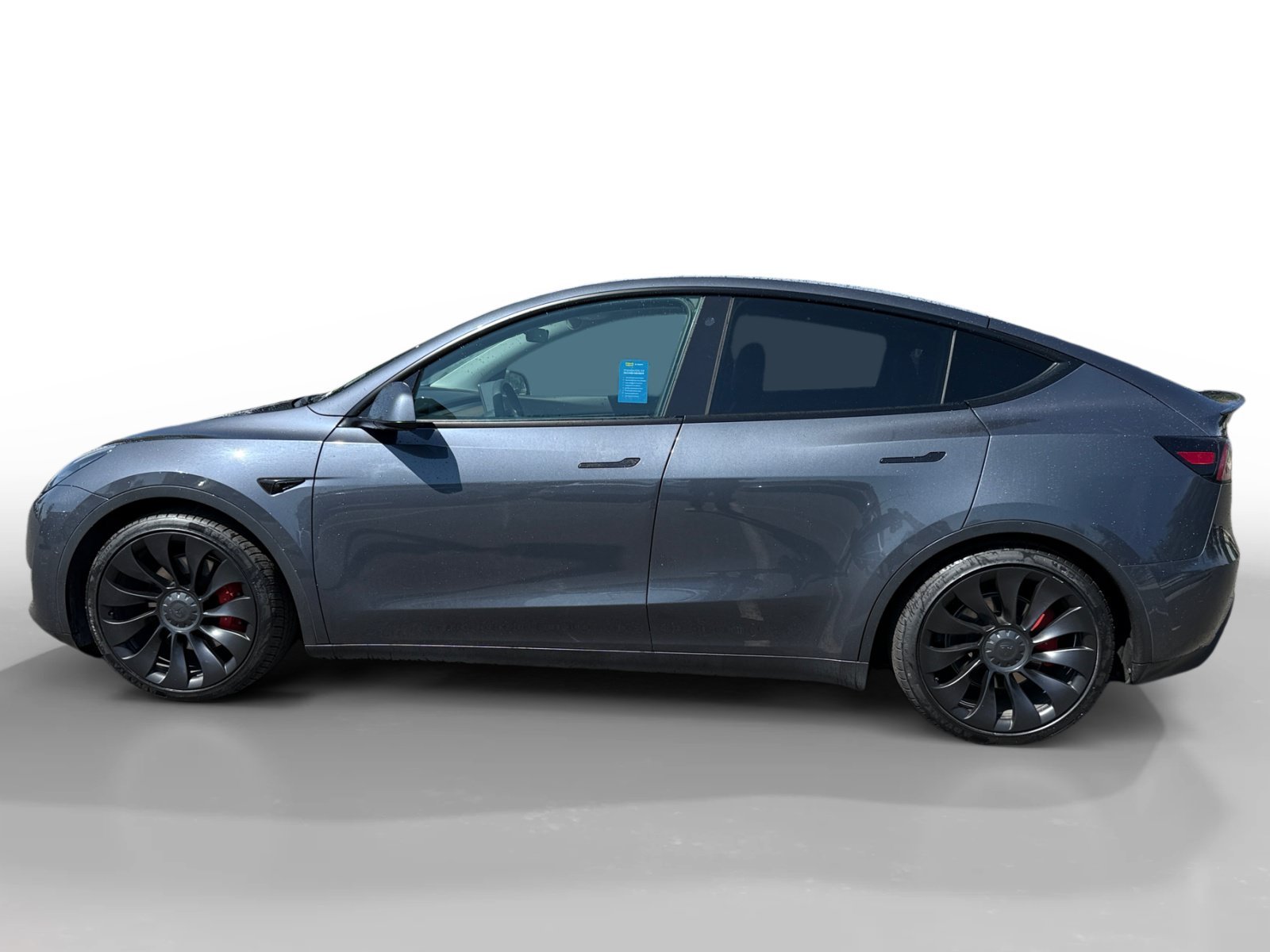 Used 2022 Gray Tesla Performance image 2