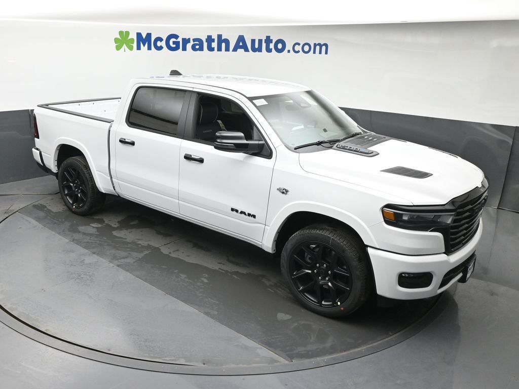 New 2026 Bright White Clear-Coat Exterior Paint RAM Laramie image 3