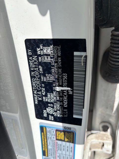 Used 2024 White Kia EX image 13