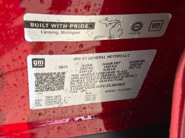 New 2027 Radiant Red Tintcoat Chevrolet LT image 11