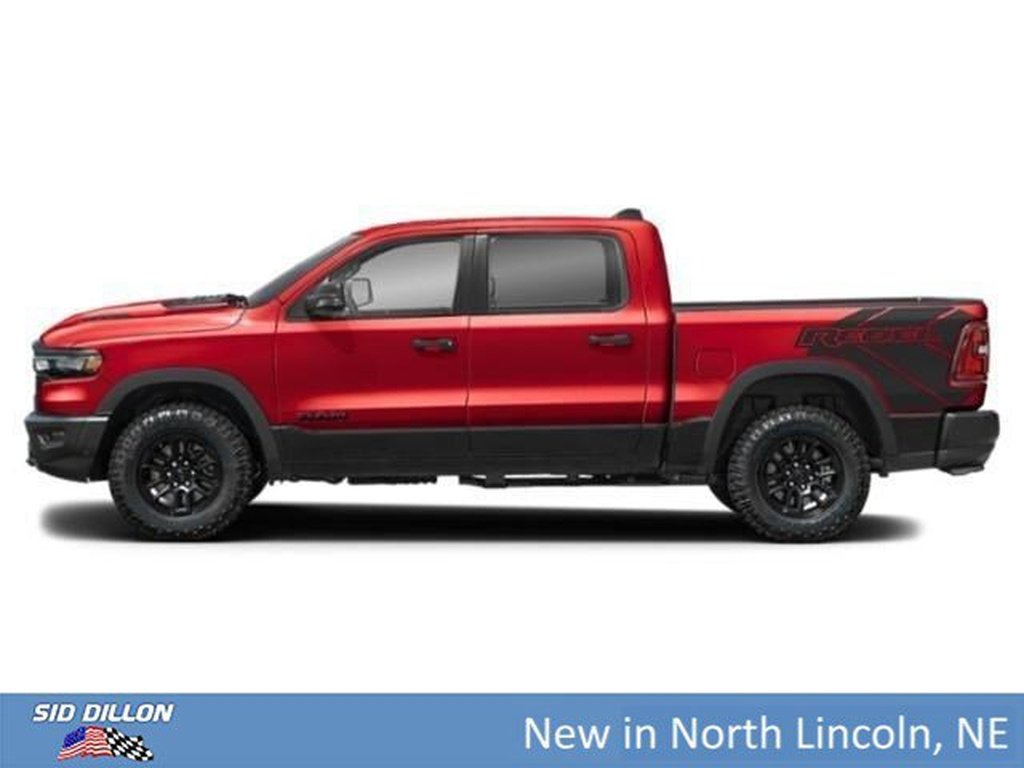 New 2027 Molten Red Pearl-Coat Exterior Paint RAM Rebel image 3