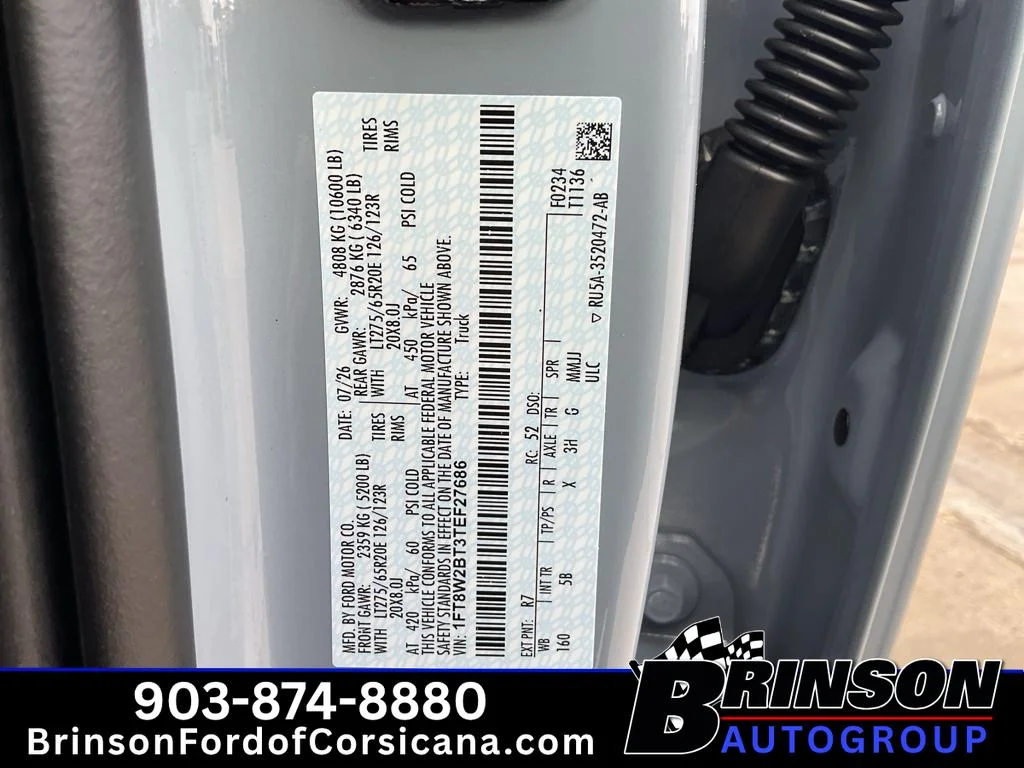 New 2026 Glacier Gray Metallic Tri-Coat Ford LARIAT image 22