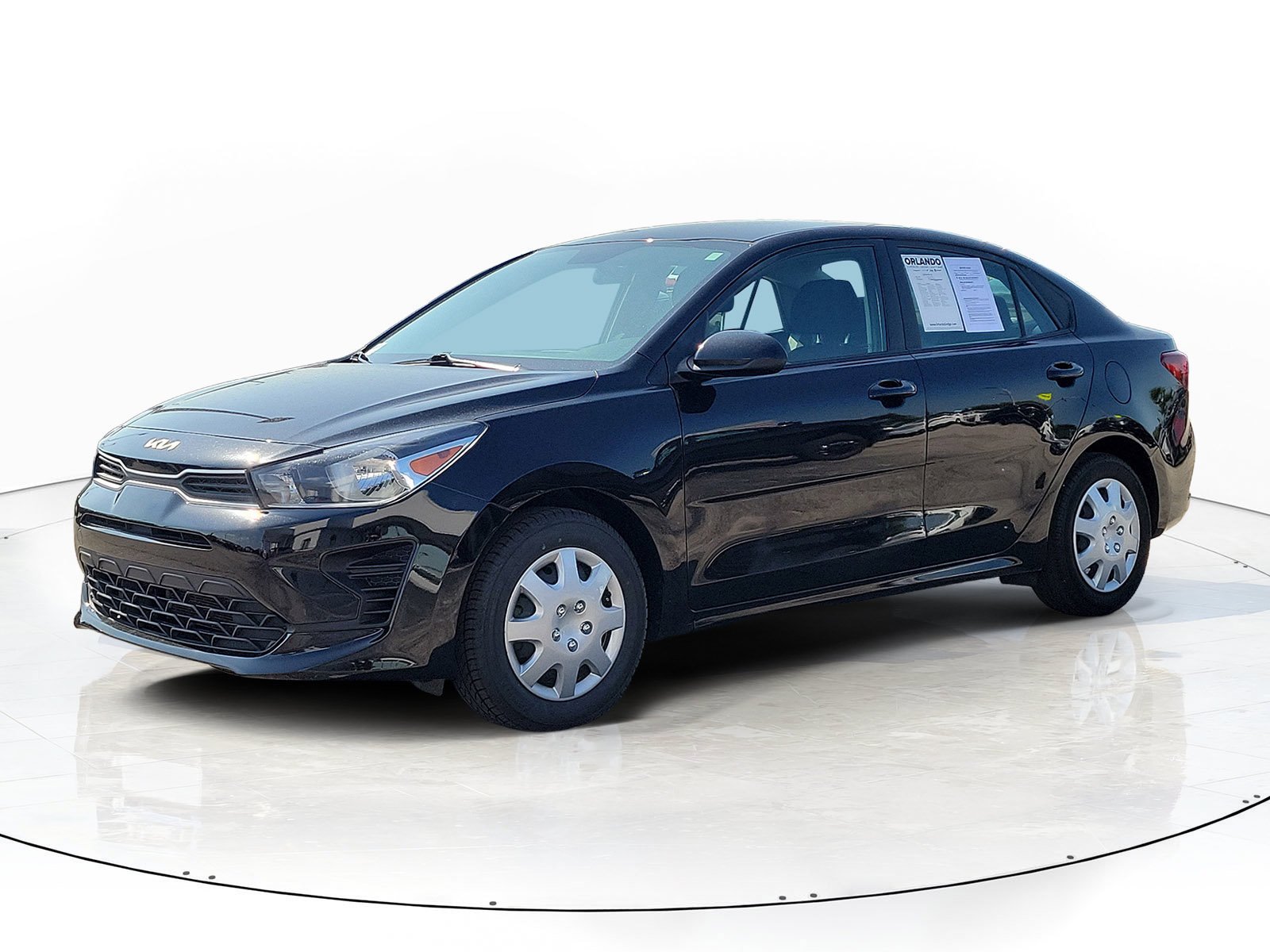 Used 2022 Aurora Black Kia LX image 3