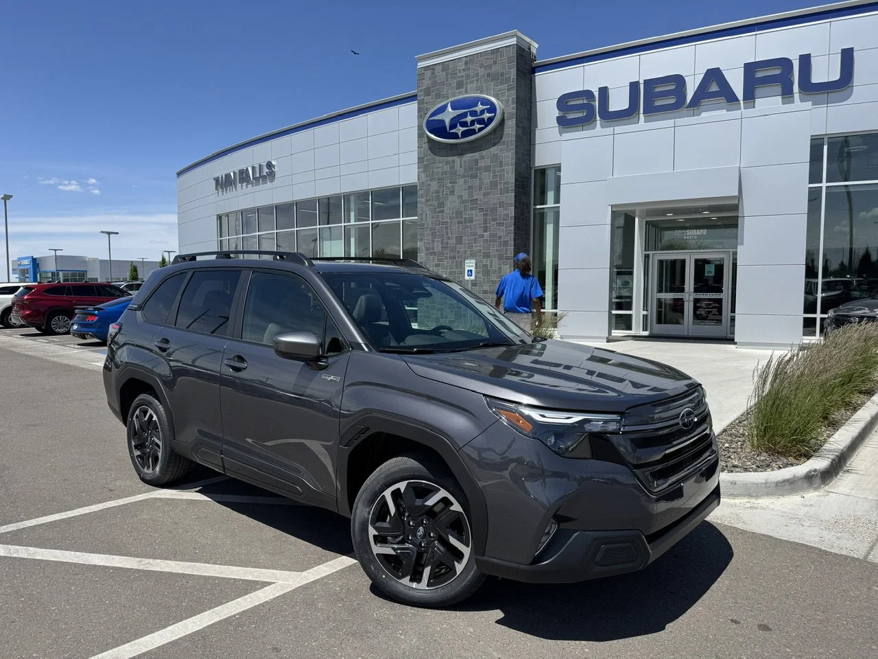 New 2026 Magnetite Gray Metallic Subaru Premium Hybrid image 2