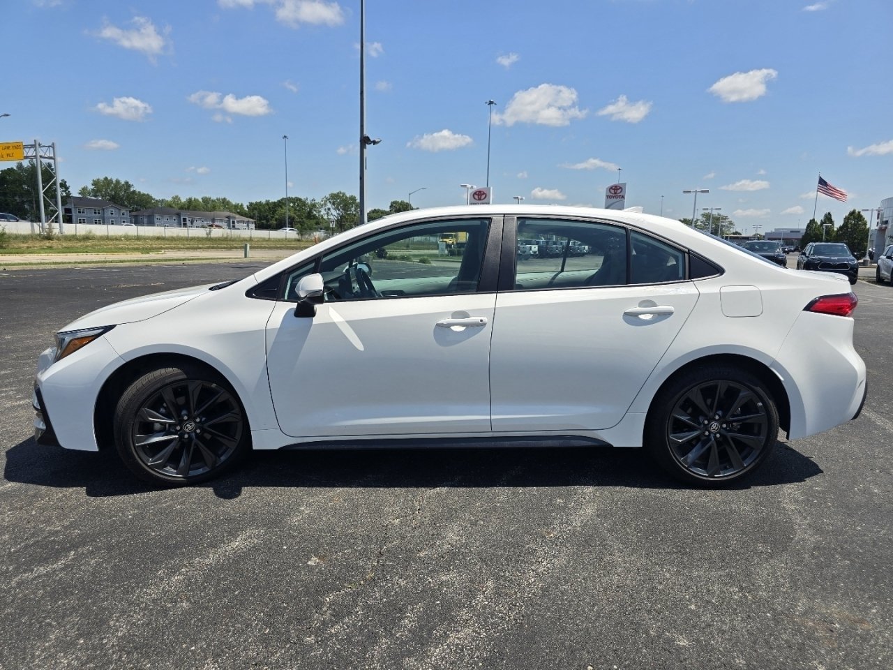 Certified Used 2024 White Toyota SE image 12