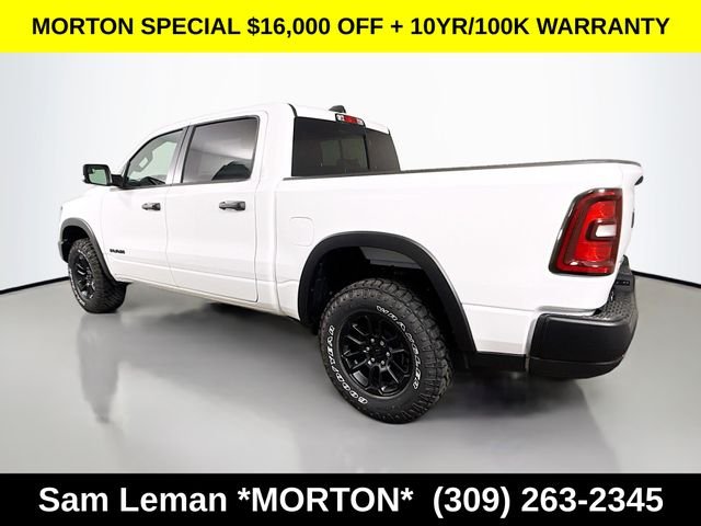 New 2026 Bright White Clear-Coat Exterior Paint Ram Rebel image 5
