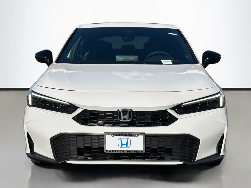 New 2026 Platinum White Pearl Honda FWD Sport Hybrid image 2