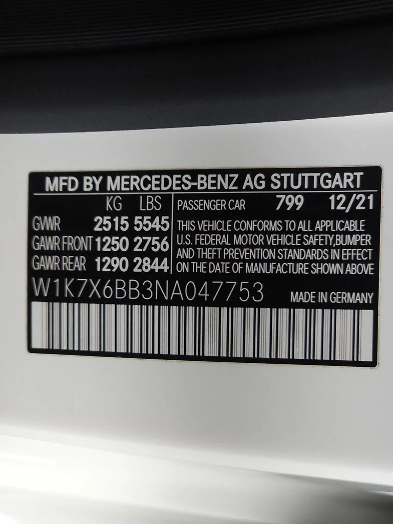 Certified Used 2022 MANUFAKTUR Diamond White Metallic Mercedes-Benz Base image 39