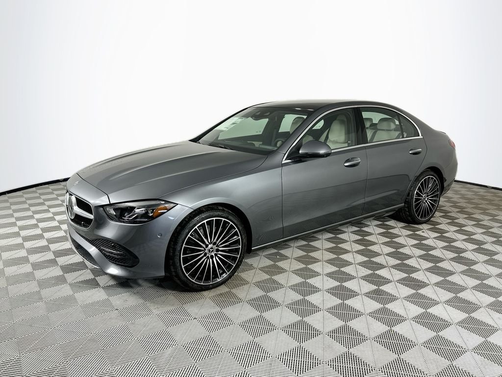 New 2026 Selenite Grey Metallic Mercedes-Benz C 300 image 3
