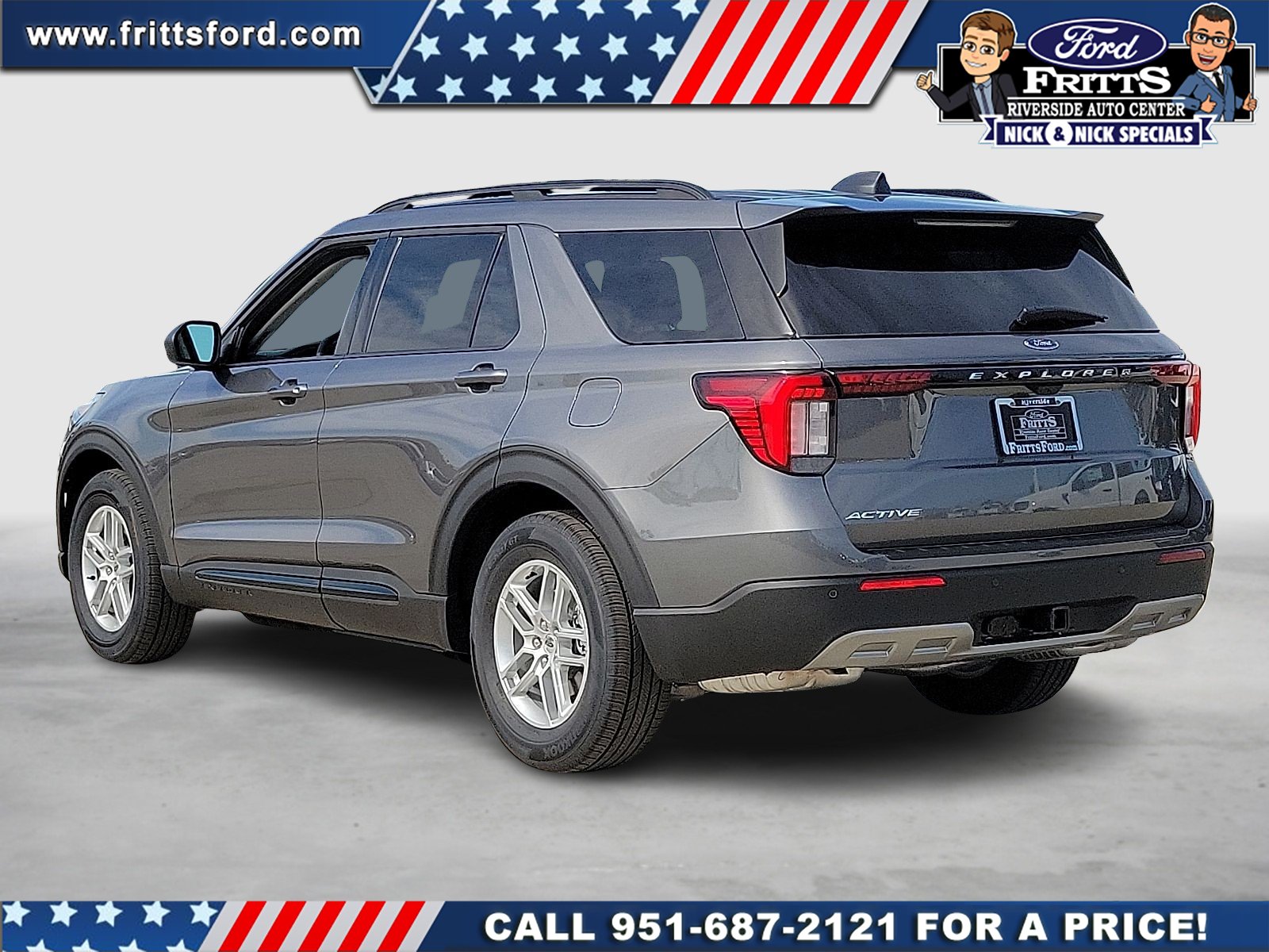 New 2026 Carbonized Gray Metallic Ford Active image 2