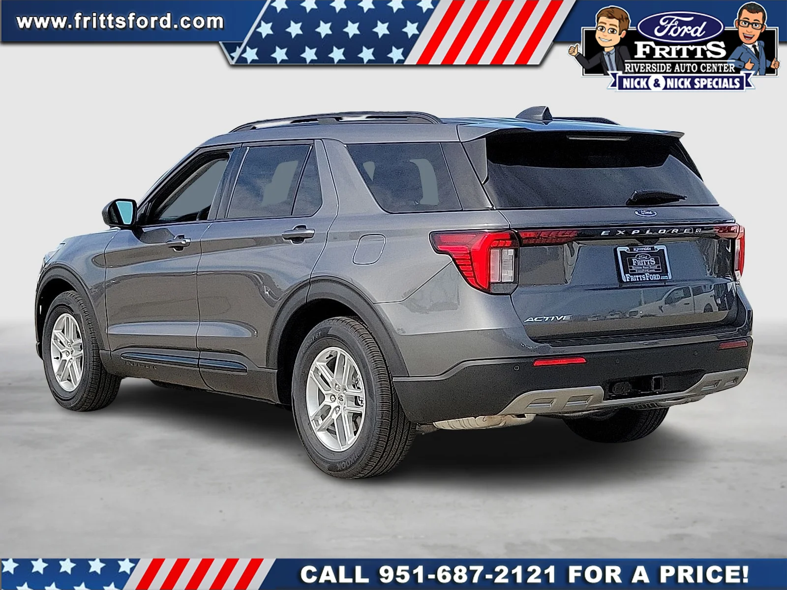 New 2026 Carbonized Gray Metallic Ford Active image 2