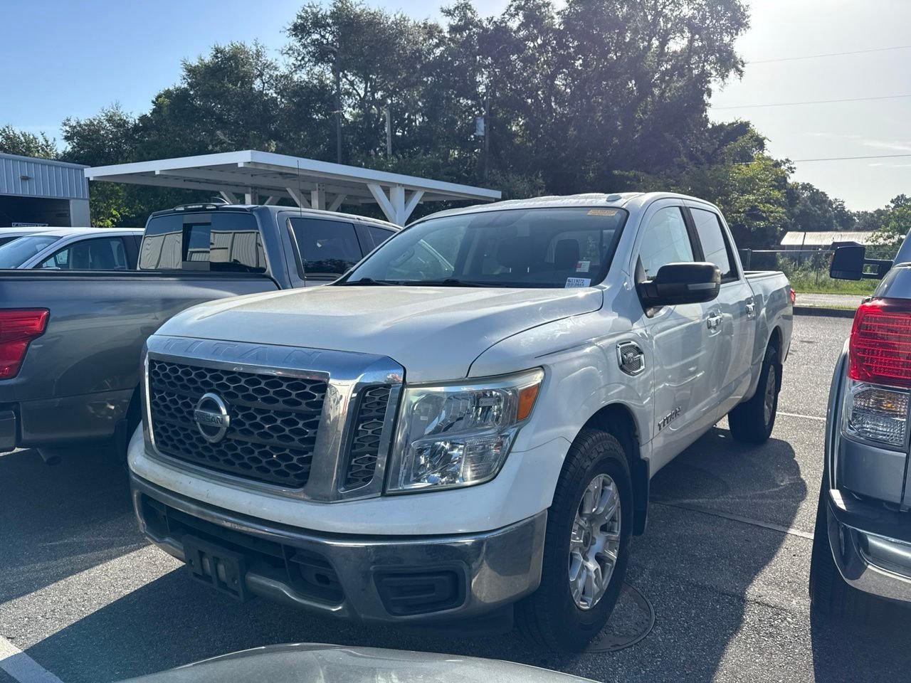 Used 2017 White Nissan SV image 1