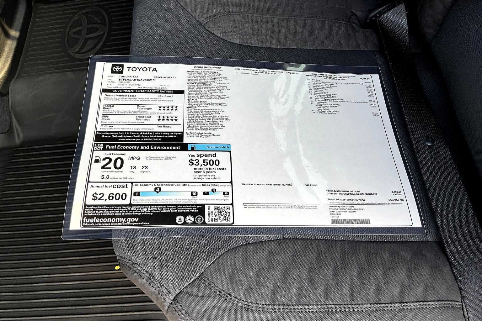 Used 2025 Celestial Silver Metallic Toyota SR5 image 22