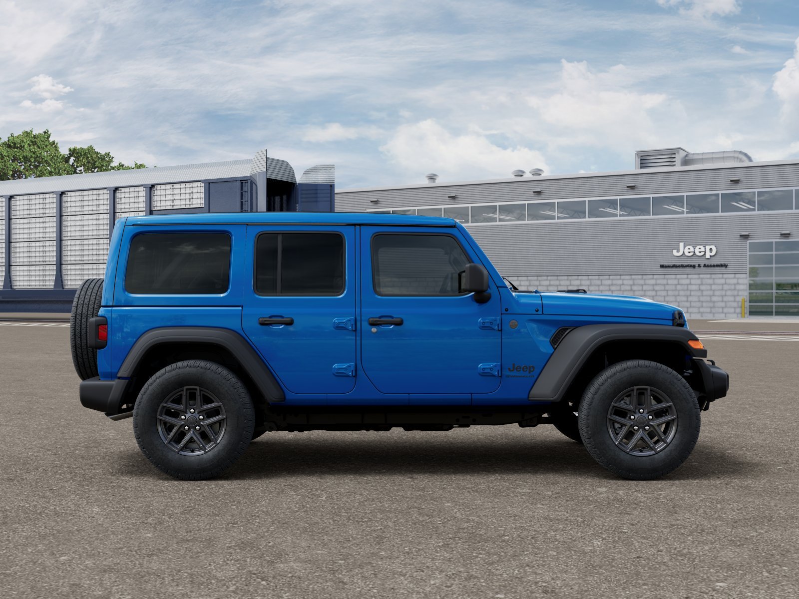 New 2026 Hydro Blue Pearl-Coat Exterior Paint Jeep Sport S image 12