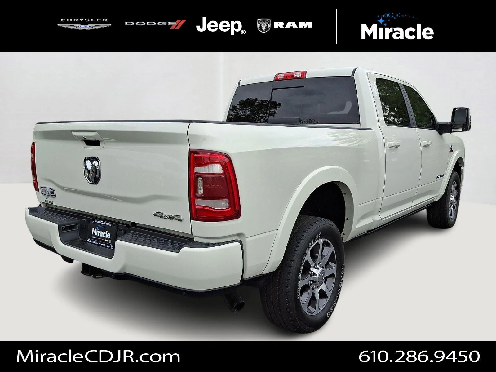 Used 2024 Pearl White Ram Longhorn image 6