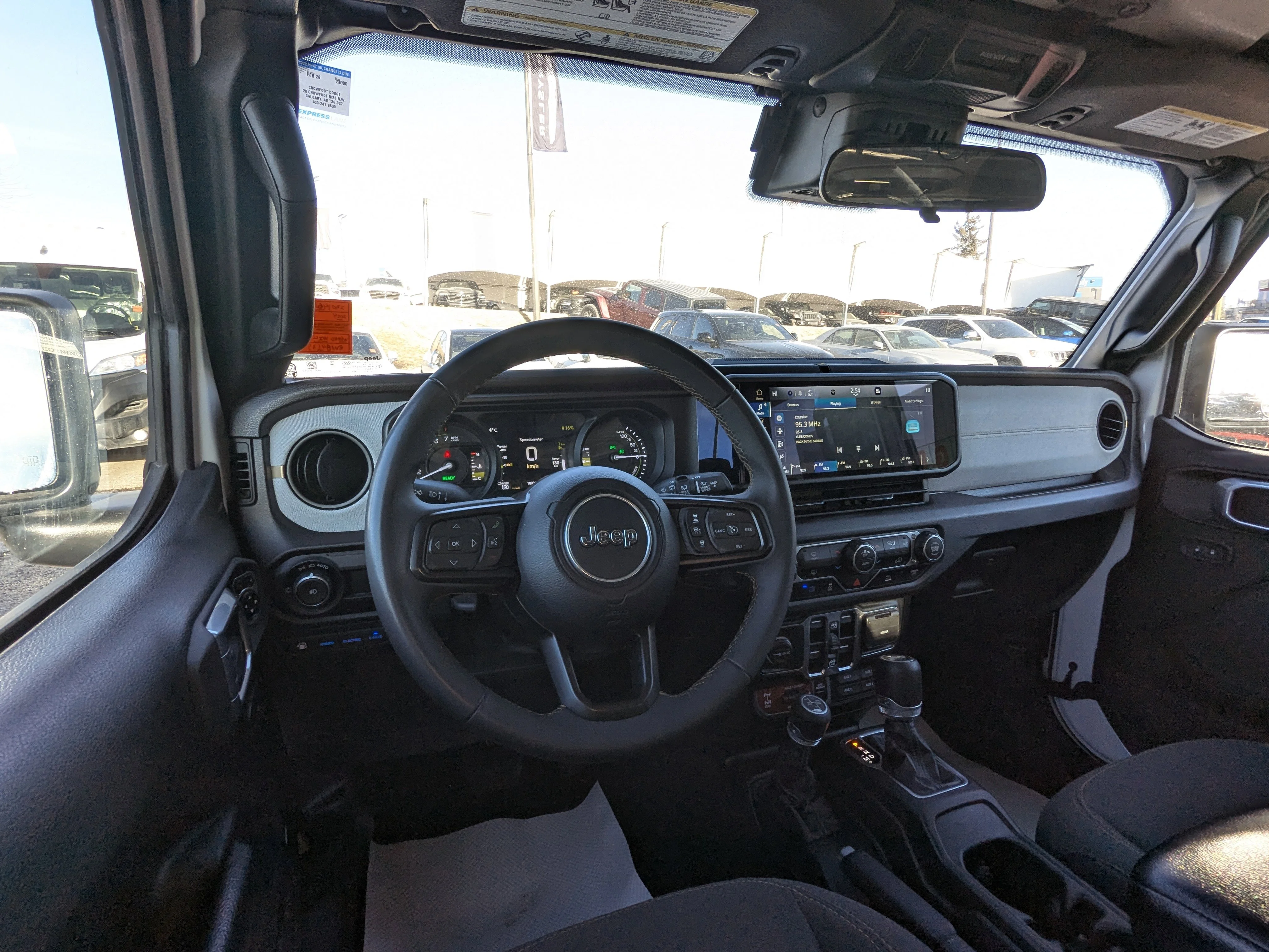 Used 2024 White Jeep Willys-LEDs-Trailer Tow-E-Locker-4XE - - Black Hardtop - 12.3 Display - Selec-Trac & Tons More! image 22