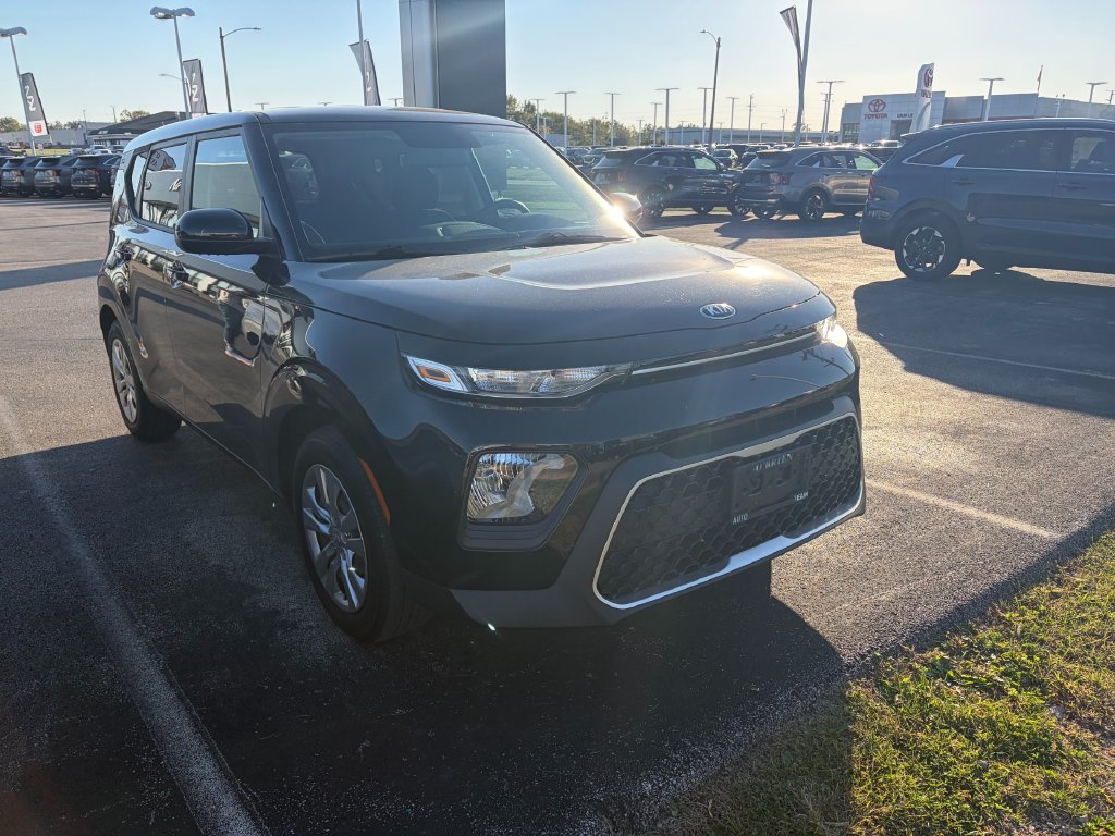 Used 2021 Cherry Black Kia LX image 2
