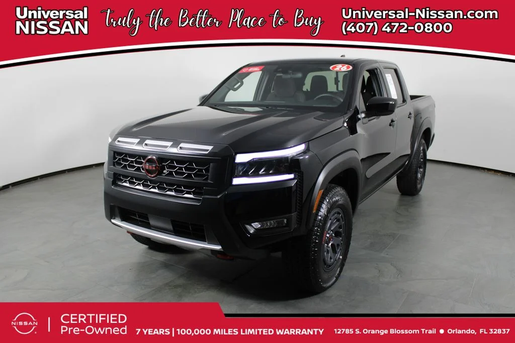 Certified Used 2026 Black Nissan PRO-4X image 1