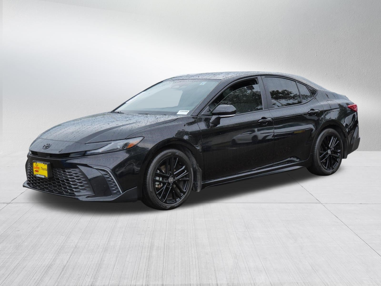 Used 2025 Midnight Black Metallic Toyota SE image 3