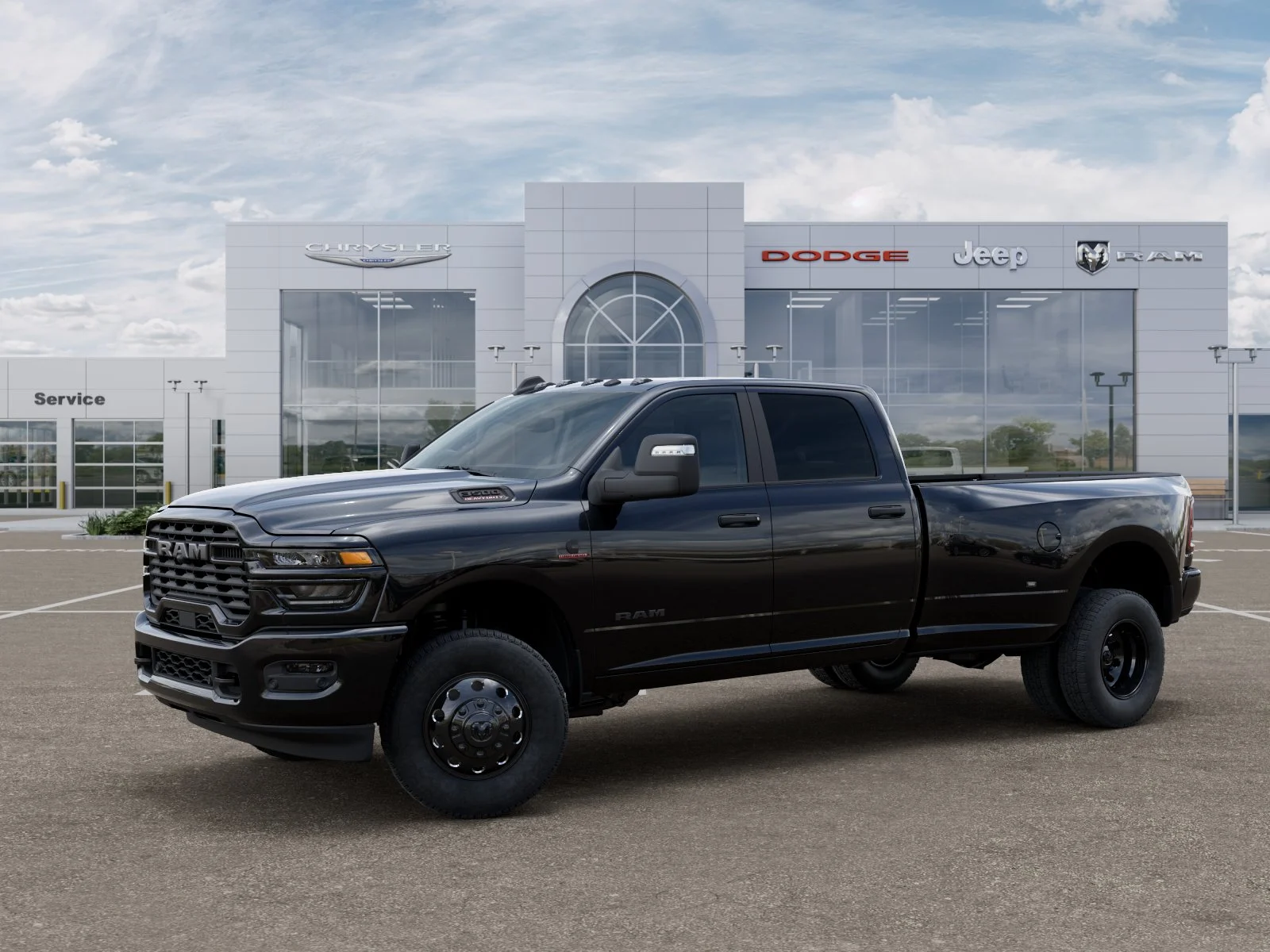 New 2026 Diamond Black Crystal Pearlcoat RAM Big Horn image 28