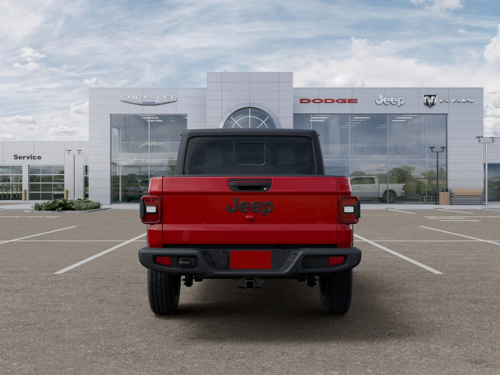 New 2026 Firecracker Red Clear-Coat Exterior Paint Jeep Sport S image 34