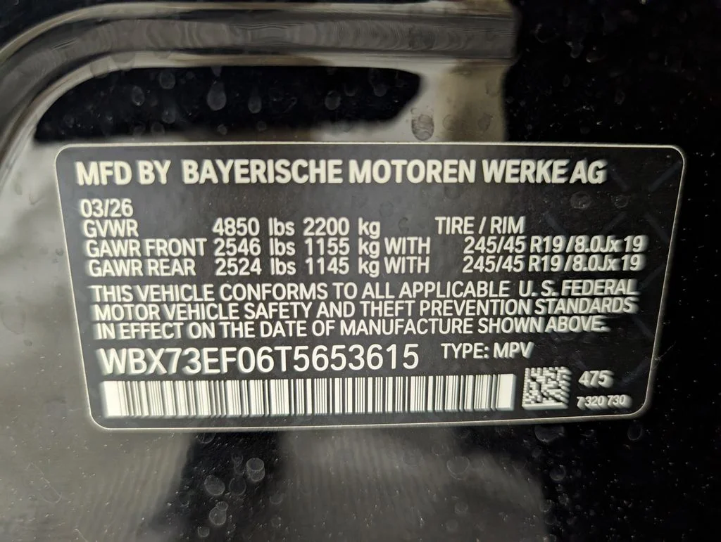 New 2026 Black Sapphire Metallic BMW xDrive28i image 21