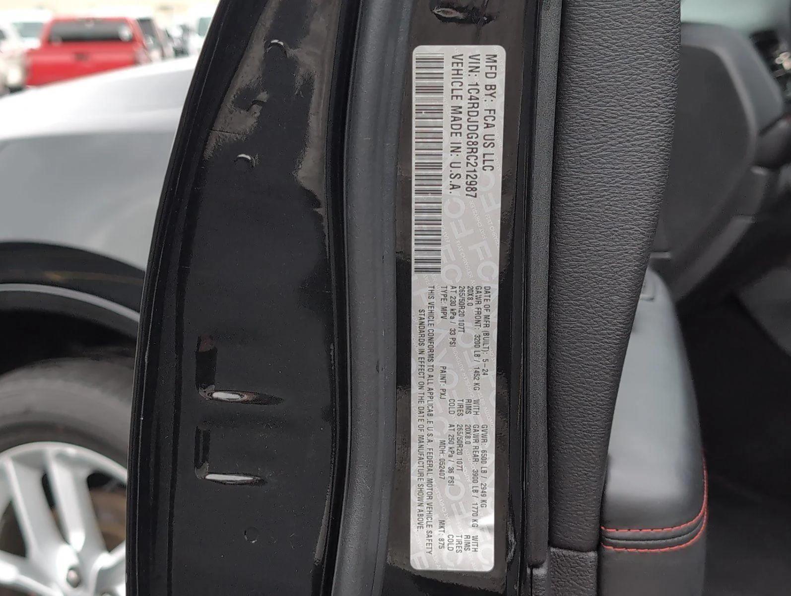Used 2024 DB Black Clearcoat Dodge GT Plus image 12