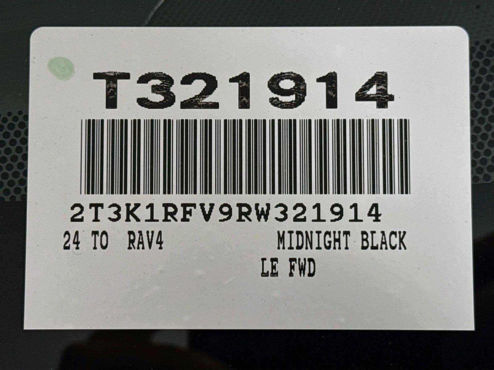 Certified Used 2024 Midnight Black Metallic Toyota LE image 41