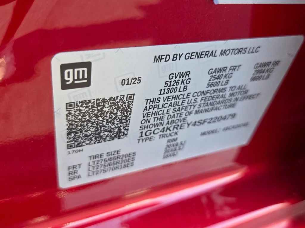 Used 2025 Radiant Red Tintcoat Chevrolet High Country image 8