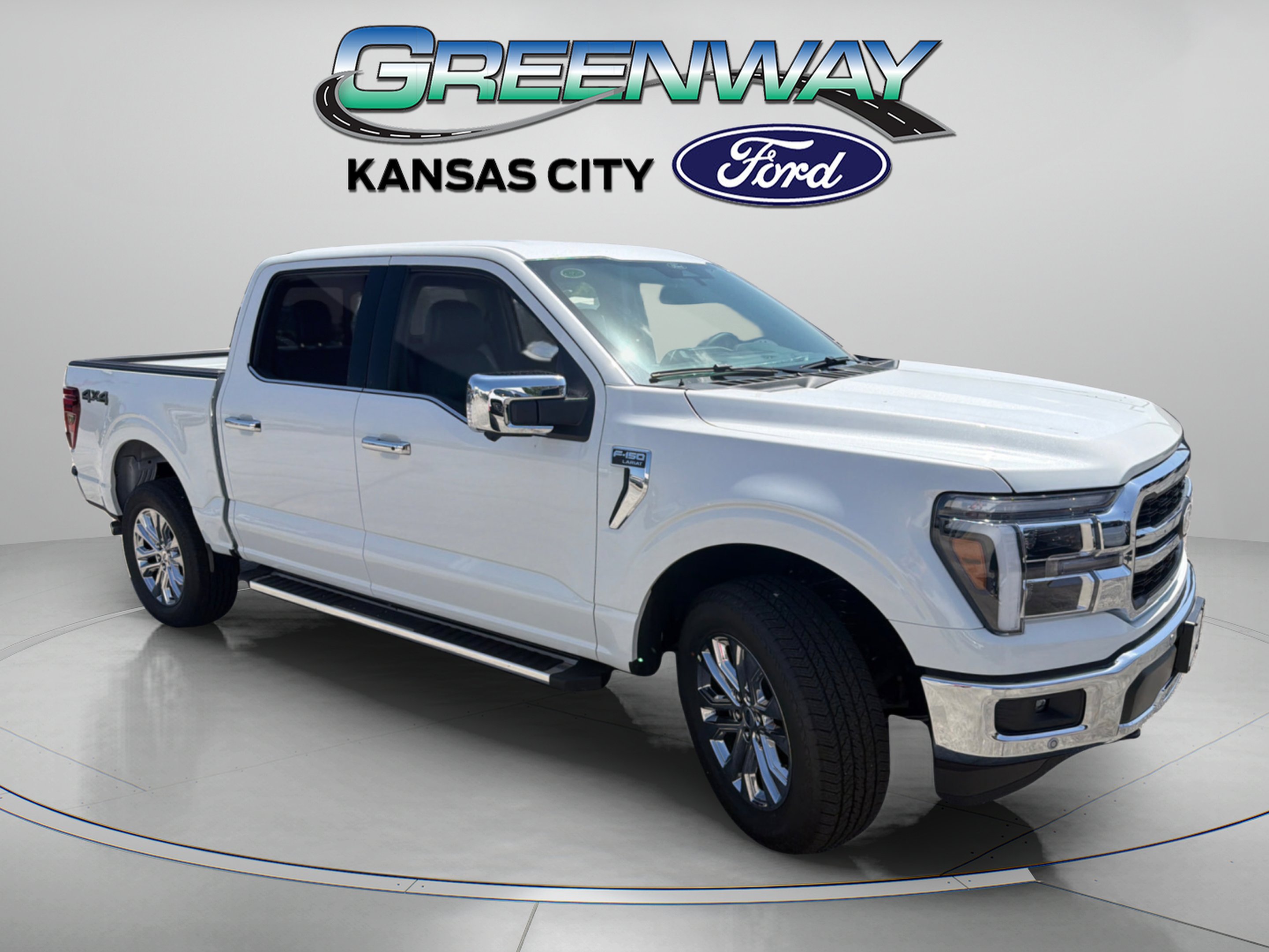 New 2026 Star White Metallic Tri-Coat Ford Lariat® image 1