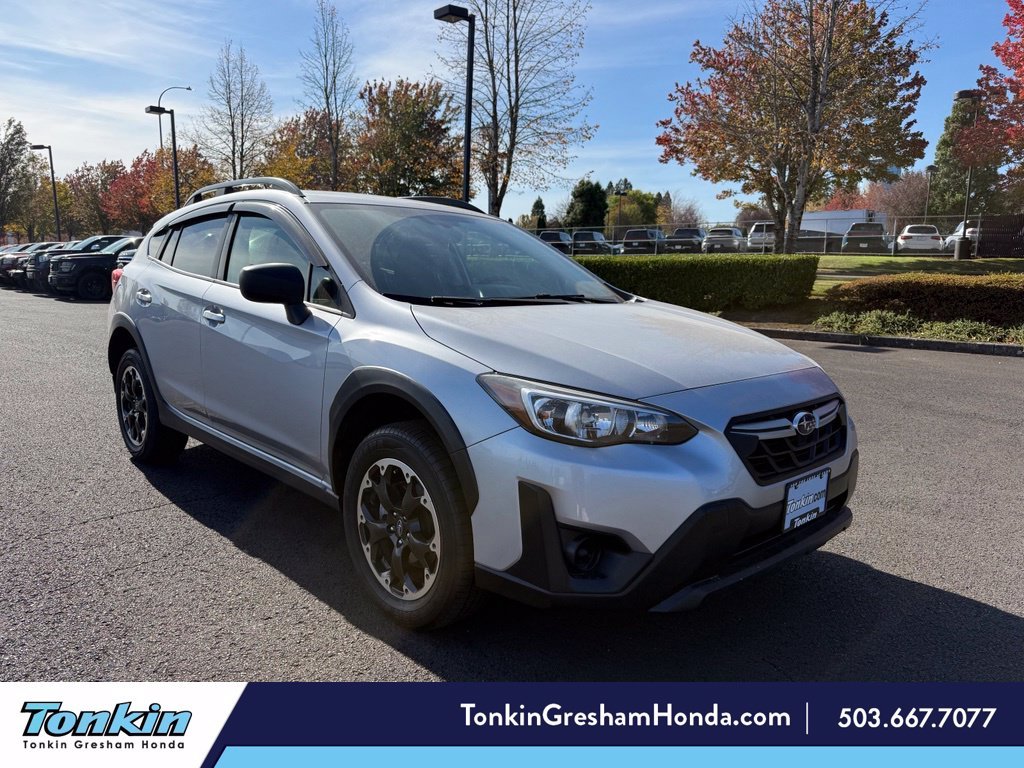 Used 2021 Ice Silver Metallic Subaru Base image 1