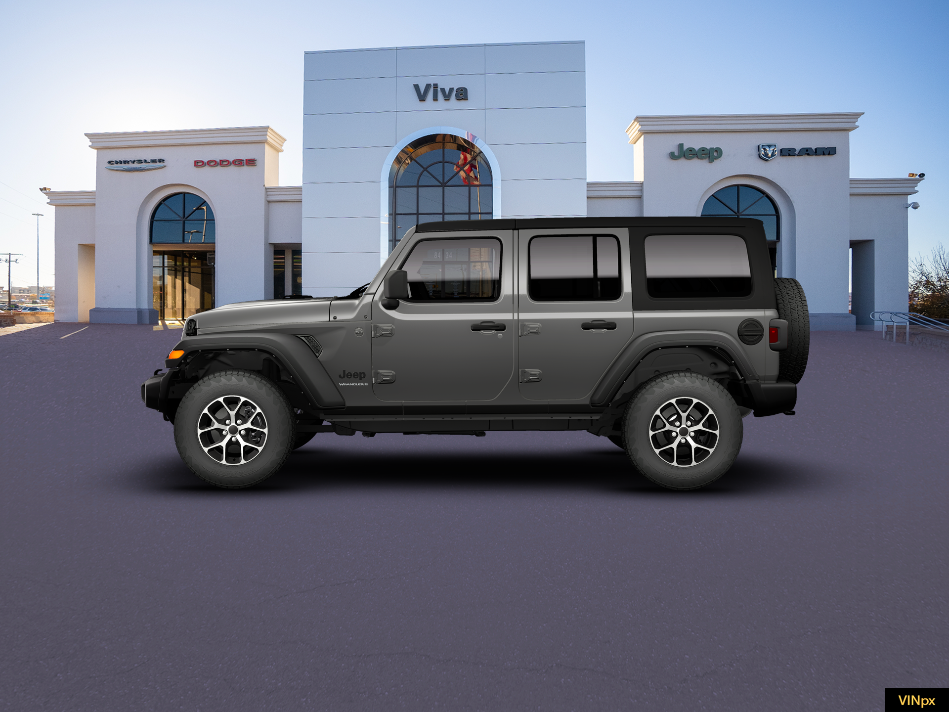New 2026 Granite Crystal Metallic Clear-Coat Exterior Paint Jeep Sport S image 2