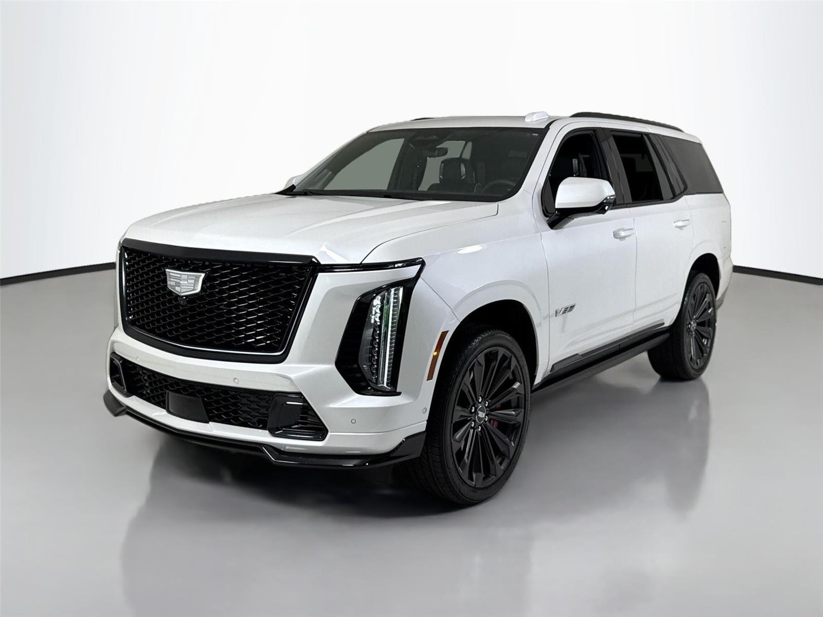 Used 2025 Crystal White Tricoat Cadillac AWD V-Series | Rear TVs | Super Cruise image 51