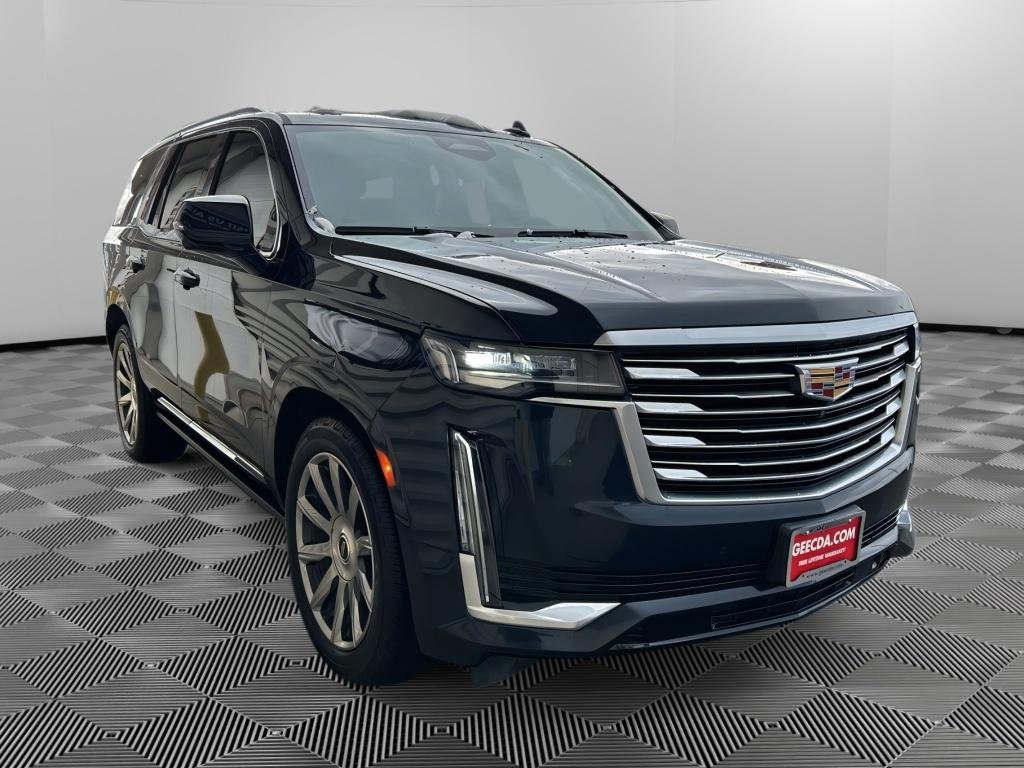 Used 2022 Dark Moon Blue Metallic Cadillac Premium Luxury Platinum image 3