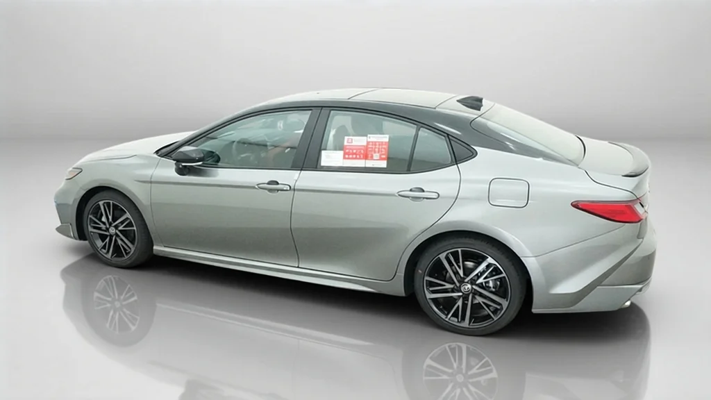 New 2026 Heavy Metal with Midnight Black Metallic roof Toyota XSE image 15