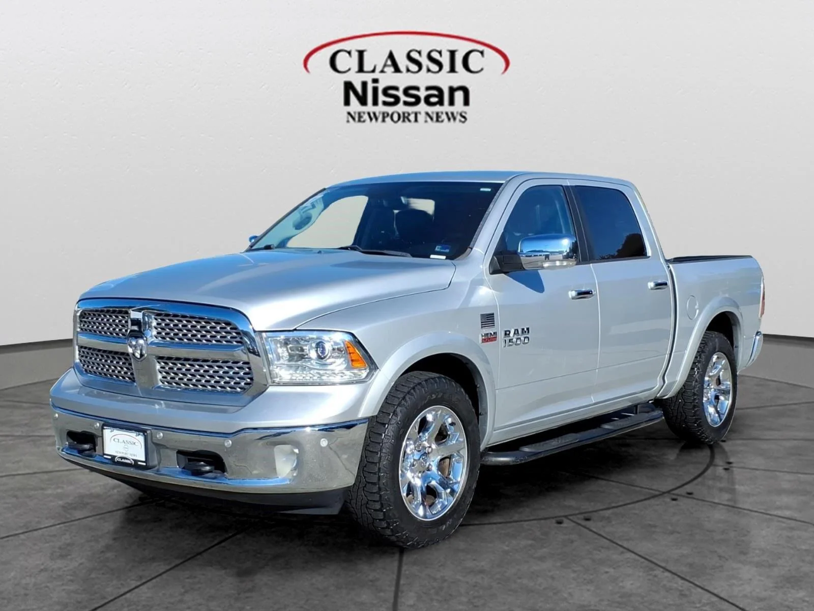 Used 2017 Bright Silver Metallic Clearcoat Ram Laramie image 1