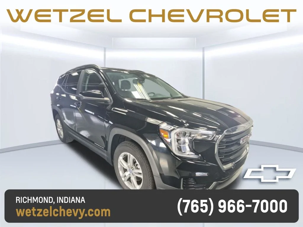 Used 2023 Black GMC SLE image 1