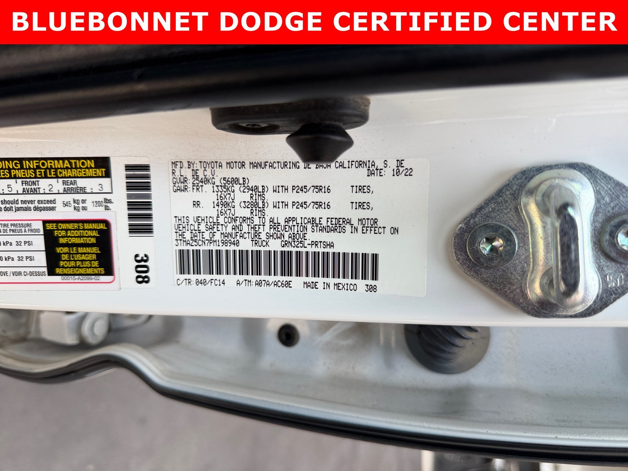 Used 2023 White Toyota  image 24