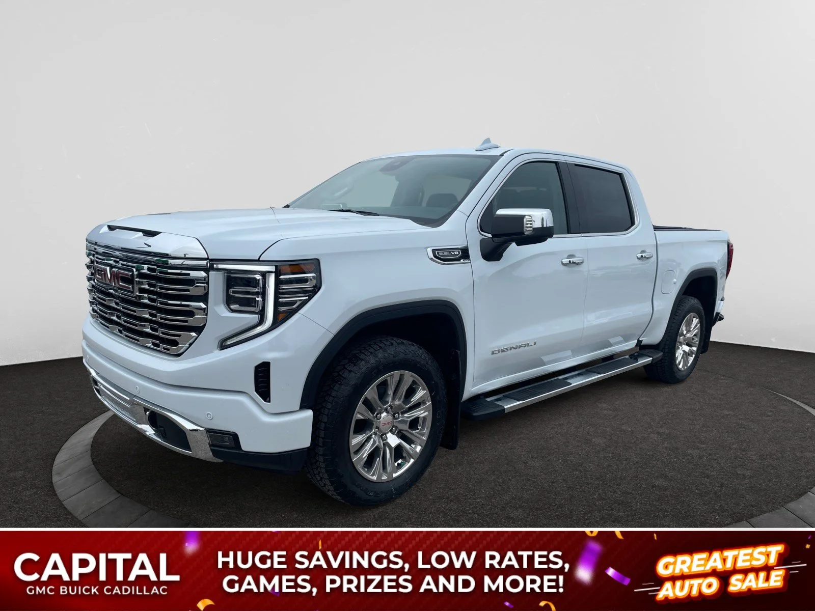 New 2026 Glacier White Tricoat GMC Denali image 1